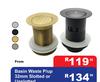 Basin Waste P/Up 32mm Slotted Or Unslotted