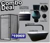 Shower Pivot Blk,Lana Wall Hung Cabinet+Basin,MaliClose Couple,Shower Rose,Arm,Basin Mixer & Moonlin