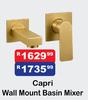 Capri Wall Mount Basin Mixer