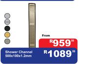 Shower Channel 500 x 100 x 1.2mm