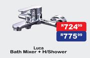 Luca Bath Mixer + H/Shower 