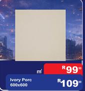 Ivory Porc 600 x 600-M²
