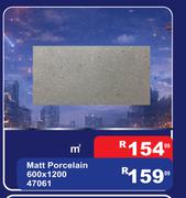 Matt Porcelain 600 x 1200 47061-M²