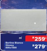 Berline Bianco Glossy 800 x 1600-M²
