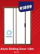 Valuwin Alum Sliding Door 1.8m