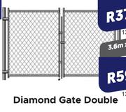 Diamond Gate Double 3m x 1.2