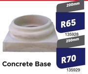 Concrete Base 200mm