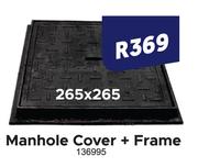 Manhole Cover + Frame 265 x 265