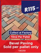 Bevel Paving-Per Sqm