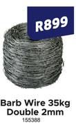 Barb Wire 35Kg Double 2mm