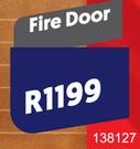 Horizontal Masonite Fire Door