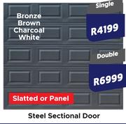 Steel Sectional Door (Double)