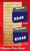 Okume Fire Door