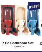 7 Pc Bathroom Set