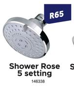 Shower Rose 5 Setting