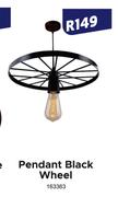 Pendant Black Wheel