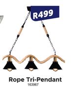 Rope Tri Pendant