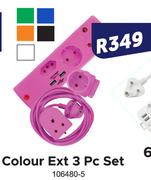 Colour Ext 3 Pc Set