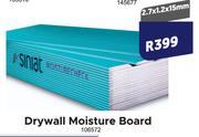 Drywall Moisture Board 2.7 x 1.2 x 15mm
