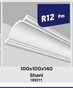Ceiling Cornics Shani (8m Per Pack) 100 x 100 x 140-Per m