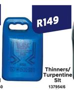 Lux Thinners/Turpentine- 5Ltr