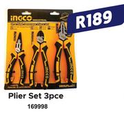 Ingco Plier Set (3pcs)