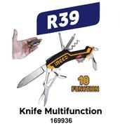 Ingco Knife Multifunction (10 Function)