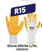 Ingco Glove Nitrile L/XL