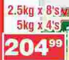 Iwisa Maize Meal-2.5Kg x 8's/5Kg x 4's