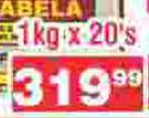 Monati Mabela-1Kg x 20's