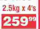Iwisa Maize Rice-4's x 2.5Kg