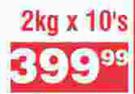 Tastic Rice-10's x 2Kg