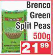 Brenco Green Split Peas-500g