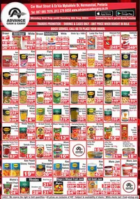 Advance Cash & Carry (02 September - 08 September 2024)