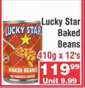 Lucky Star Baked Beans-410g x 12's