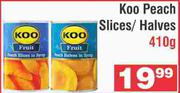 Koo Peach Slices/Halves-410g