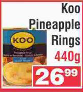 Koo Pineapple Rings-440g