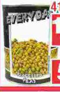 Everyday Peas-410g x 12's