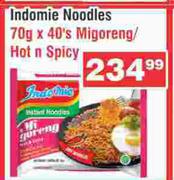 Indomie Noodles Migoreng/Hot n spicy-70g x 40's