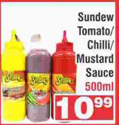Sundew Tomato/Chilli/Mustard Sauce-500ml