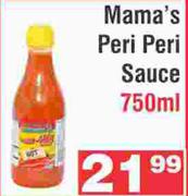 Mama's Peri Peri Sauce-750ml
