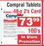 Compral Tablets Card-48 x 2's