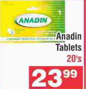 Anadin Tablets-20's
