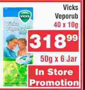 Vicks Vapo Rub-40 x 10g