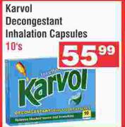Karvol Decongestant Inhalation Capsules-10's