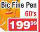 Bic Fine Pen 60's