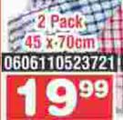 Blossom Heavy Dish Cloths 2 Pack 0606110523721-45 x 70cm