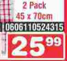 Blossom Heavy Dish Cloths 2 Pack 0606110524315-45 x 70cm