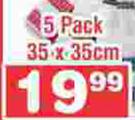 Blossom Heavy Swabs 5 Pack-35 x 35cm