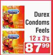 Durex Condoms Feels-12 x 3's